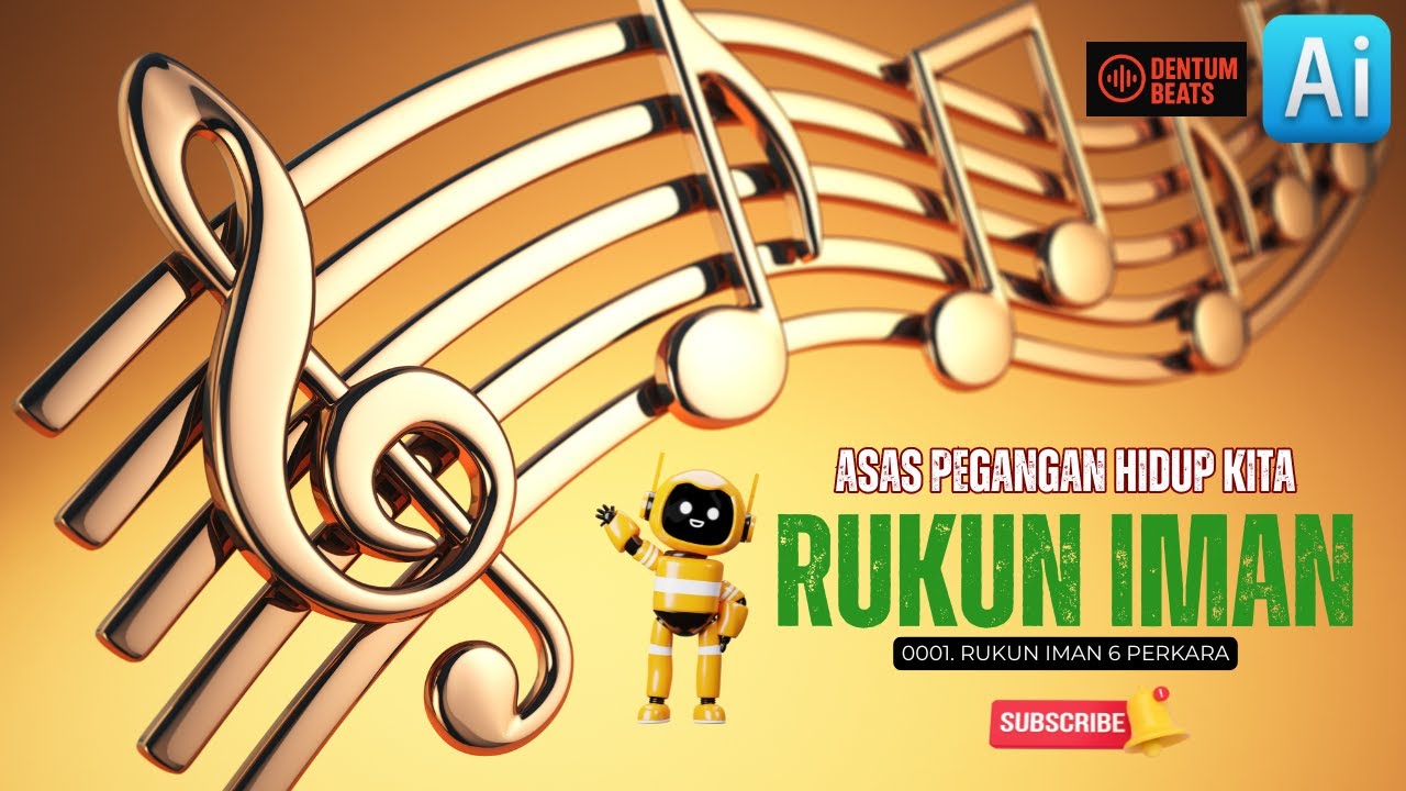 Versi Ai LAGU RUKUN IMAN by dentumbeats II Confirm Hafal! - YouTube