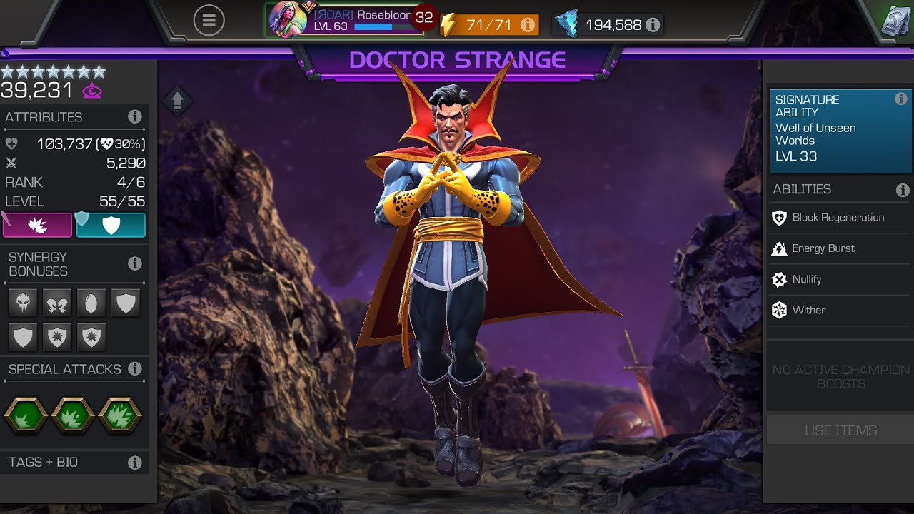 Dr strange takes on the new alliance quest 