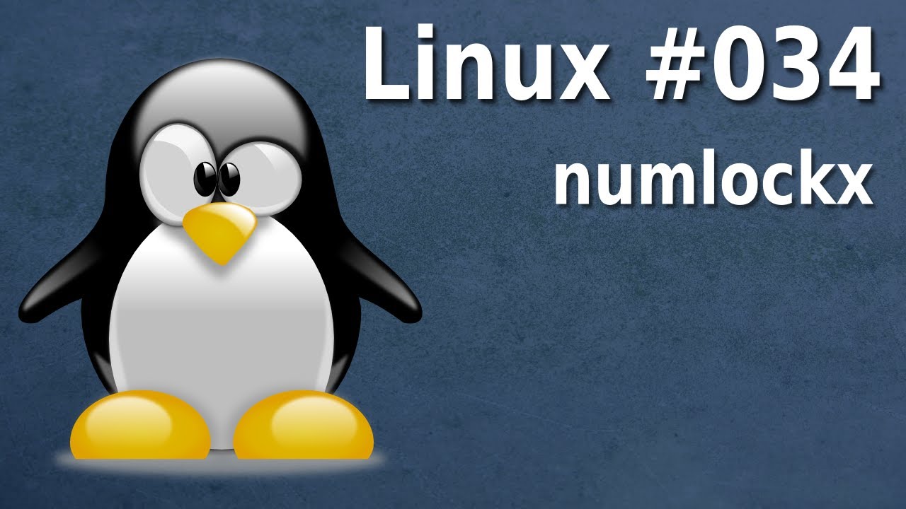 Linux - numlockx - Ziffernblock mittels Befehl aktivieren/deaktivieren - YouTube