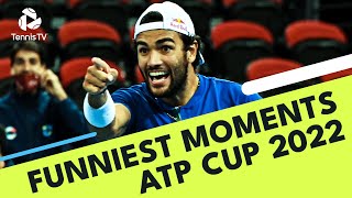 From Friendly Fire To Holding Your Cap During A Point! | ATP Cup 2022 Funniest Moments \& Fails