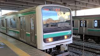 【常磐線】533M E501系K752編成 勝田駅 発車シーン