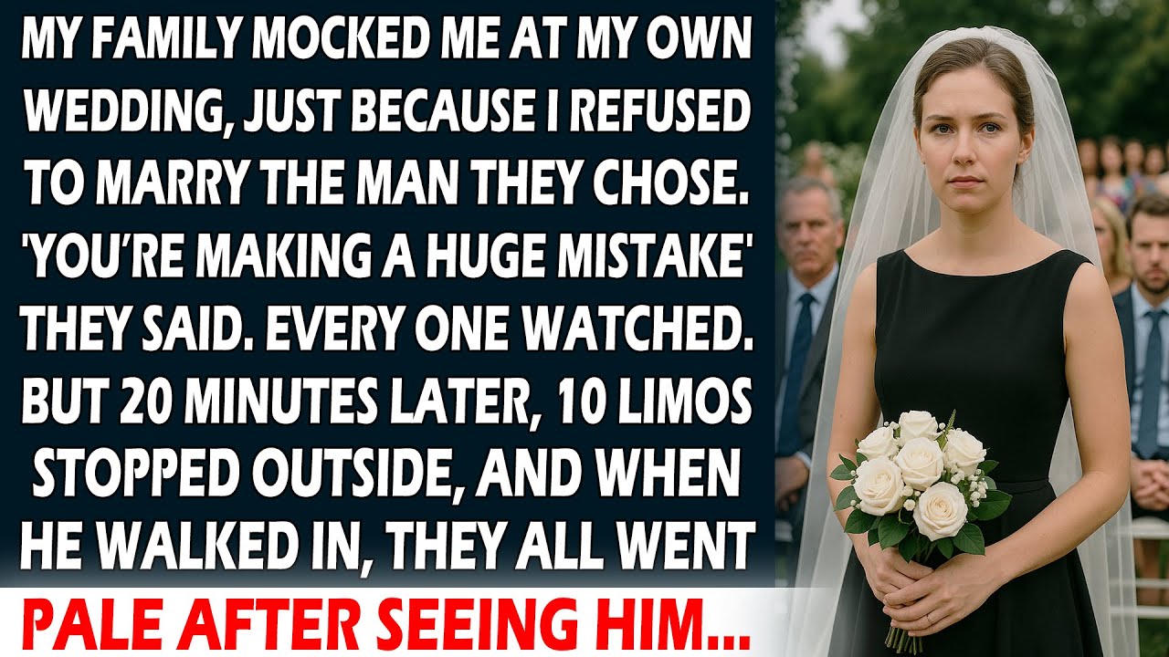 My Family Mocked Me at My Own Wedding, Minutes Later, 10 Limos Arrived and...
