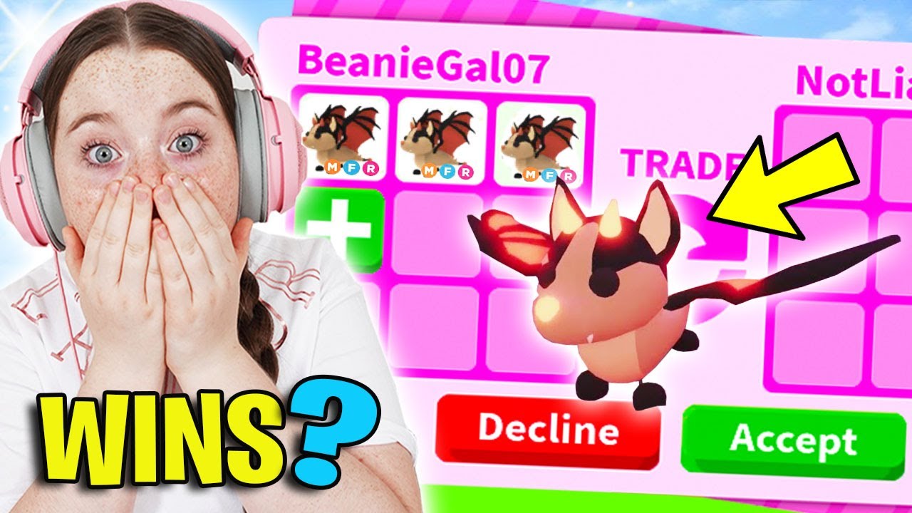 FIRST TO TRADE LEGENDARY PET WINS? Adopt Me Trading Challenge! YouTube