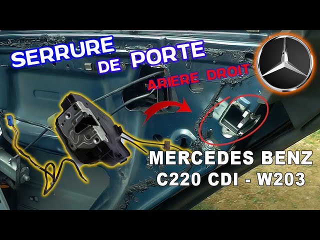 Gâche De Serrure De Porte Avant Droit Pour Mercedes Classe C W203 Break - Pièce D'occasion