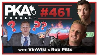 PKA 461 w VinWiki and Rob Pitts   Kyle's Dyslexic Case Manager, Bugatti Crash