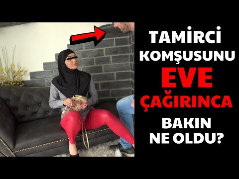 Bu Kadın Tamirci Komşusunu Eve Çağırdı,Tamir İçin Gelen Adamla Bakın Ne Yaptı?!