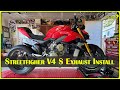 2020 Ducati Streetfighter V4 S Arrow Exhaust Install | Fireballs Incoming!