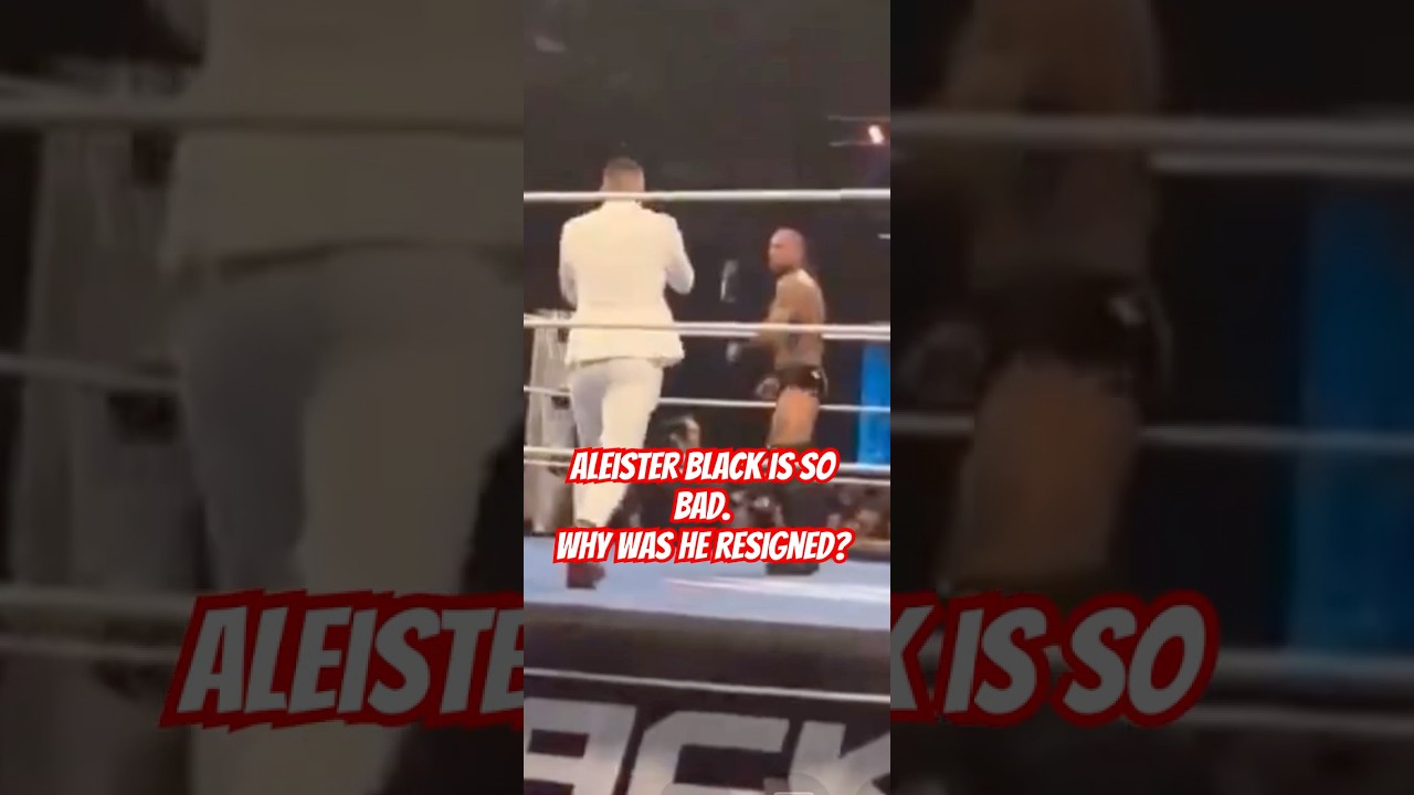 Aleister Black is one of the worst wrestlers in WWE right now. Should’ve never been resigned. 