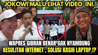 Download Lagu OM BENGAWAN : MALU! GIBRAN BENAR ² GAK NYAMBUNG, KESULITAN INTERNET, SOLUSINYA KASIH LAPTOP!!  MP3