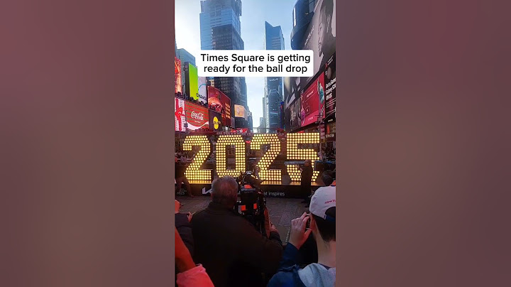 Times Square gets ready for 2025 ball drop