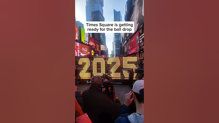 Times Square gets ready for 2025 ball drop