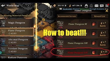 Heir of Light - How to beat Awakening Material Dungeon floor 11!