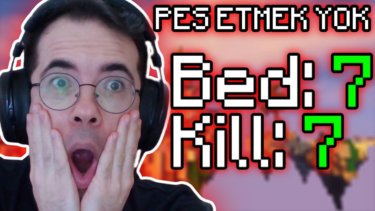 PES ETMEK YOK! 7 YATAK KIRMA CHALLENGE DEVAM! Minecraft BEDWARS