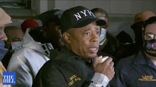 'That's Any Of Our Children': NYC Mayor Speaks At A Candlelight Vigil For Slain Officer