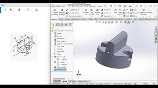SolidWorks Tutorial 12 – 3D Block Modeling Step-by-Step