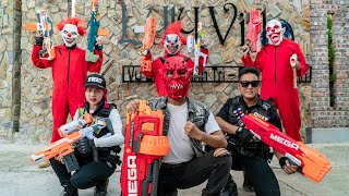 LTT Nerf Mod : 1 Hour Outdoor Nerf War The Battle Of MEGA Gold Is Not Over Best Nerf Guns 2