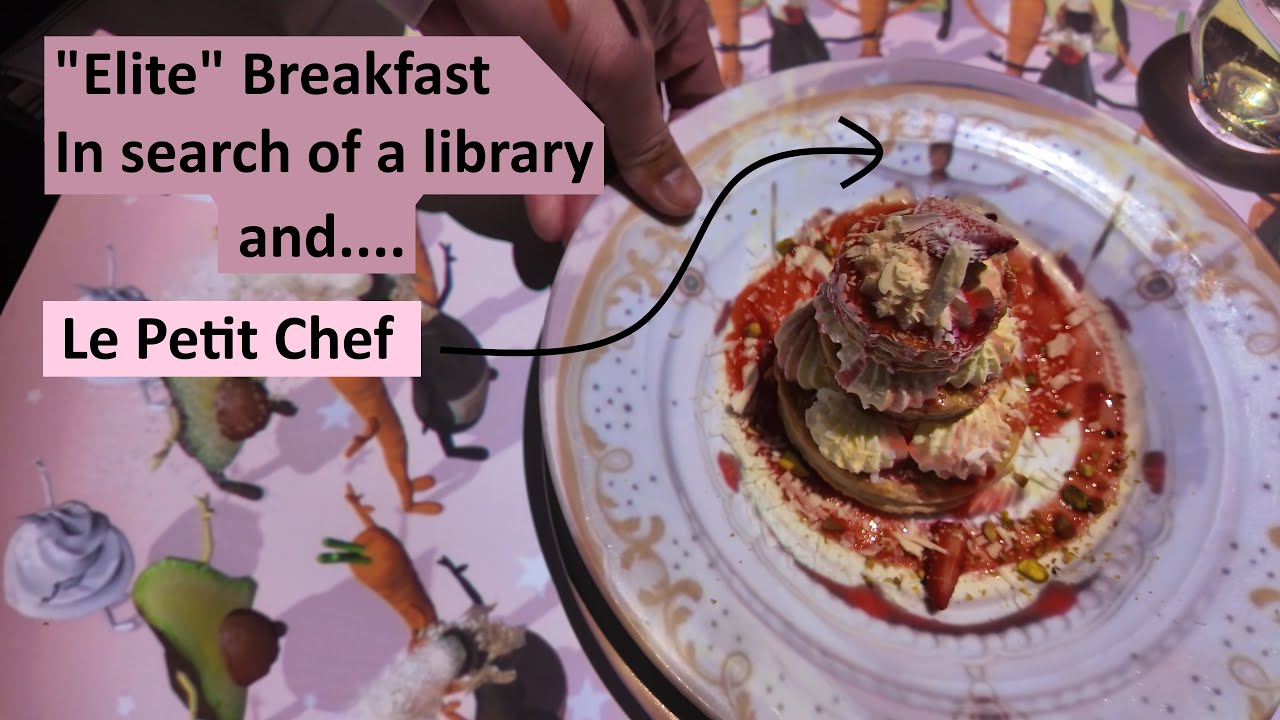 Celebrity Edge Le Petit Chef, Elite Breakfast and In search of a library - October 2025