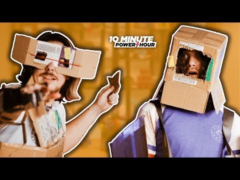 Making Cardboard ROBOTS (More Like Ronots lol) – Ten Minute Power Hour