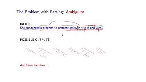 Natural Language Processing by Michael Collins, Columbia University P26  05 Con