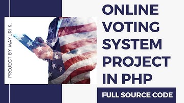 Online voting system project in php | Final Year Project Computer Science