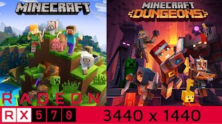 3440 by 1440 ultrawide - radeon rx 570 - Minecraft  Minecraft dungeons
