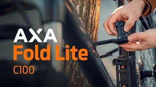 AXA Fold Lite C100 - A light weight folding lock for bicycles that are parked for a shorter period