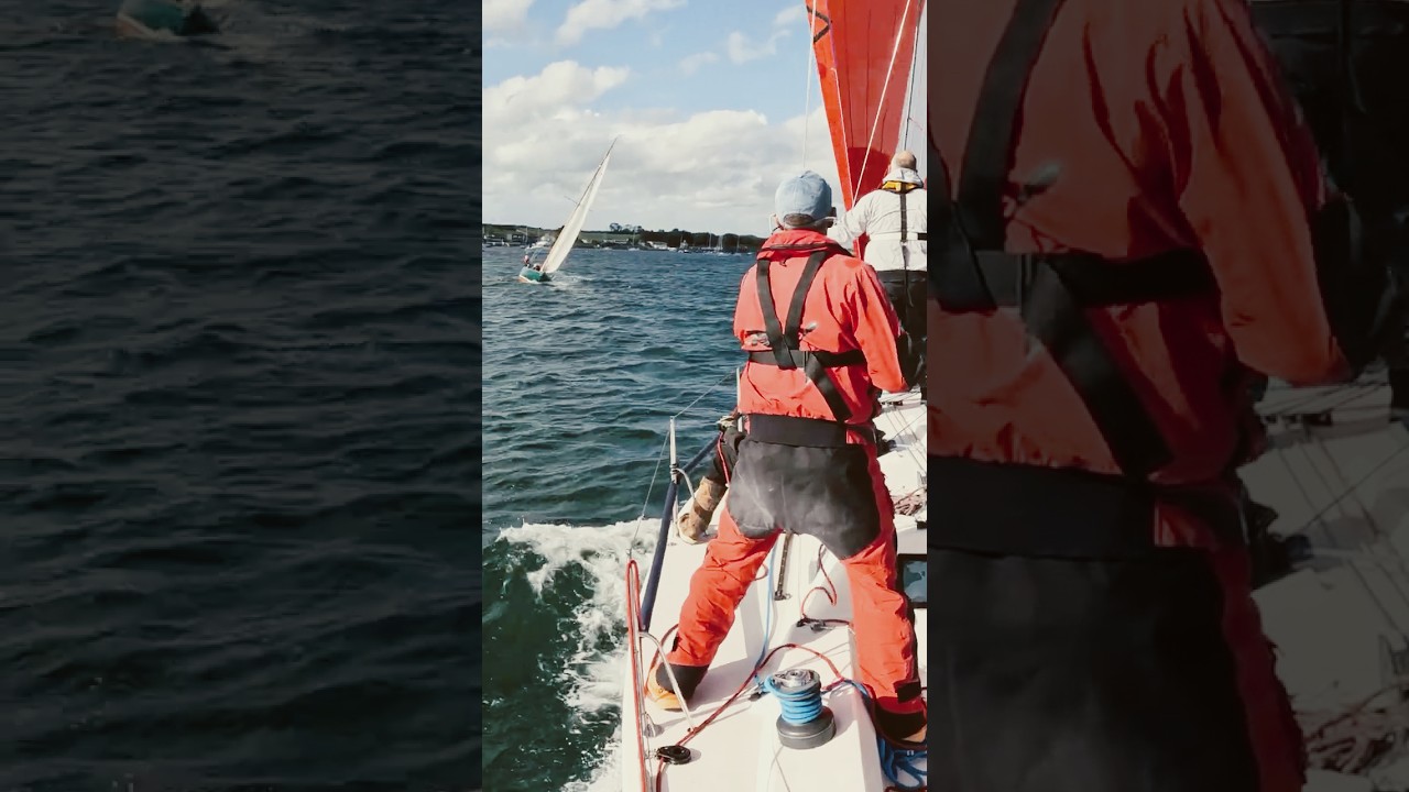 The perfect angle for windward passing #sailing #yachtlife
