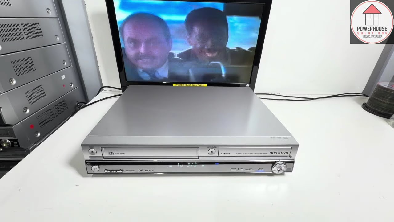 Copy VHS to DVD with Panasonic DMR-EX95V —Part 2 - YouTube