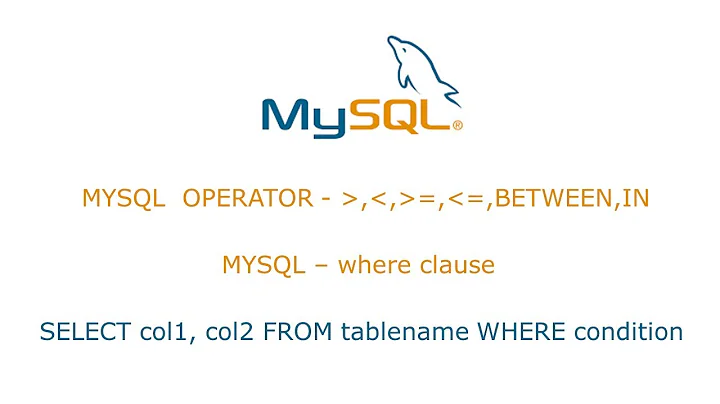 MYSQL Operator