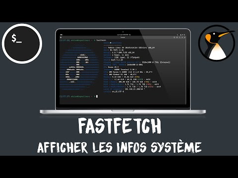 fastfetch : Résumé des infos système présenté originalement