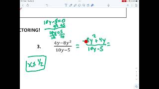 8.1 Simplifying Rational Functions Notes Video