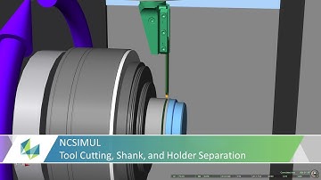 Configure Detailed Cutting Tools in NCSIMUL Including Tool Shanks