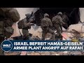 KRIEG IN NAHOST: Israel befreit Geiseln der Hamas in Gaza! Armee plant Offensive auf Rafah