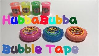 【испугать！】Это моя первая камедь！「HubbaBubba」Бумажная лента！Длинная камедь, как лента！