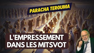 L'empressement dans les Mitsvot - Paracha Térouma - Rav Eliaou Benloulou