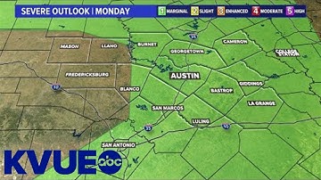 Tracking isolated storms across Central Texas Monday | KVUE