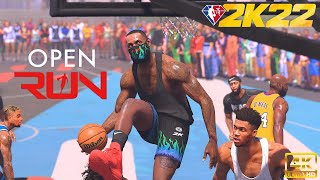NBA 2K22 Open Run Mode | Chris Brown Pulled Up! | Outside Run in NY | PC 4K60FPS