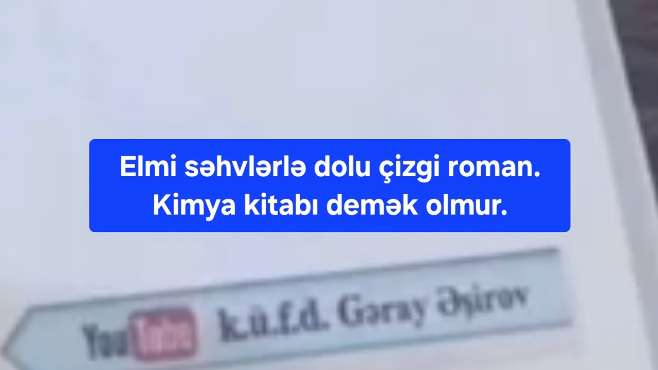 II hissə - daha bir özünü ağıllı göstərmək istəyən bilgisiz adamın səhvlərlə dolu kitabı haqqında