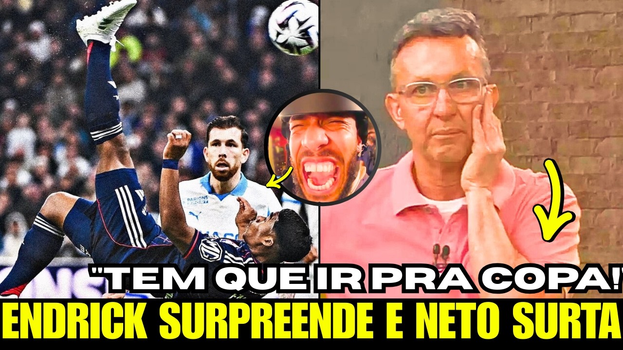 🚨 EITA ENDRICK CRAVA 2 ASSISTENCIAS E NETO DISPARA: ENDRICK TEM QUE IR PRA COPA!