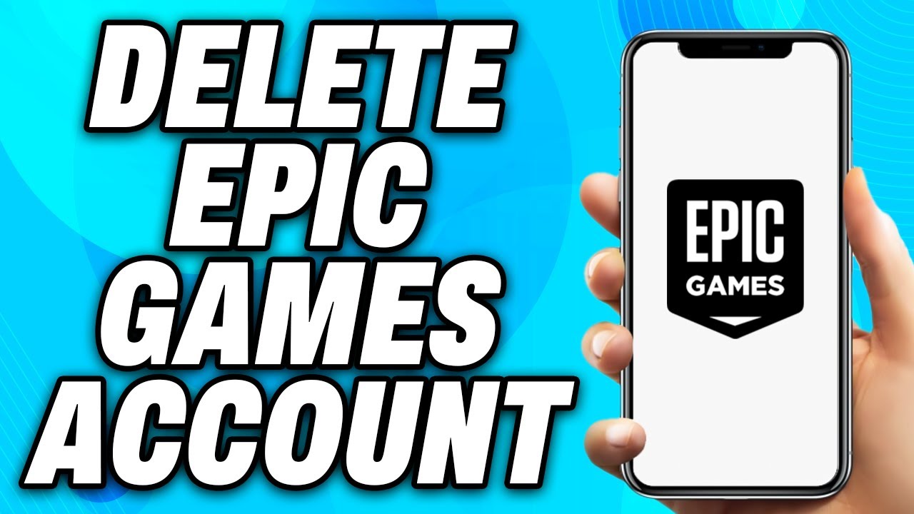 How to Delete Epic Games Account (2024) Easy Fix YouTube