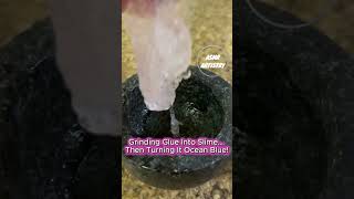ASMR Clear Ocean Slime Tutorial — Aaron Camargo | Soothing Blue Slime Stretch