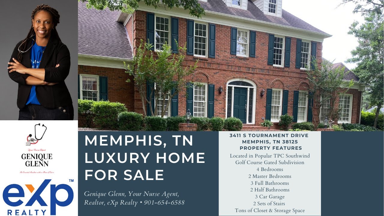 Memphis,TN Luxury Homes for Sale 3411 S Tournament Dr 38125