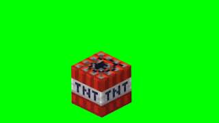 Minecraft TNT explosion 💥 green screen