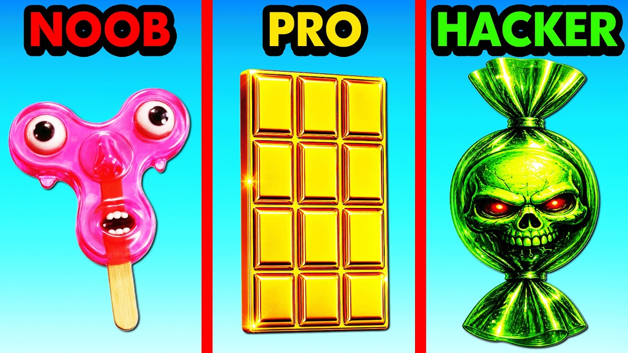 NOOB vs PRO vs HACKER CANDY - YouTube