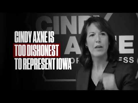 Cindy Axne is too dishonest to represent Iowa