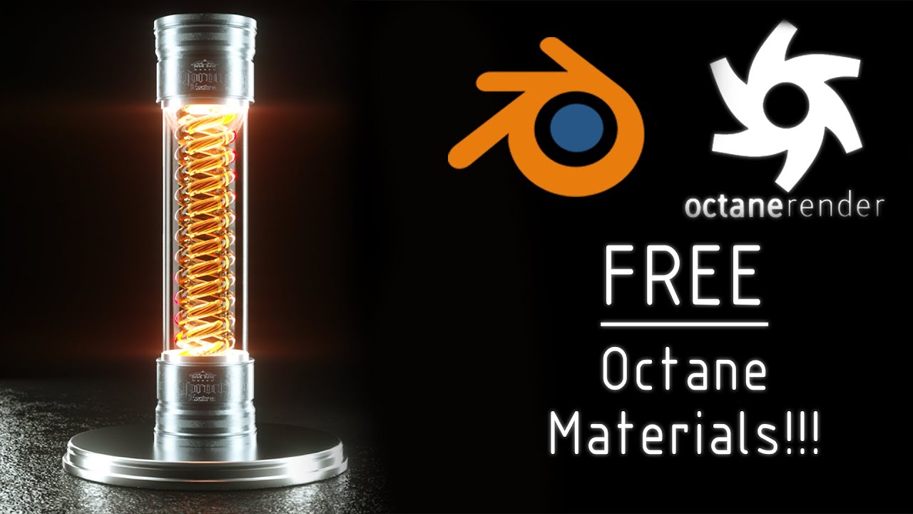 Part 5: Free Materials In Octane and Blender 2.8 - YouTube