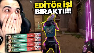 O KADAR BIÇAK YEDİKTEN SONRA EDİTÖR İŞİ BIRAKTI!! EKİPLE 5v5 VALORANT!! | Barış Can