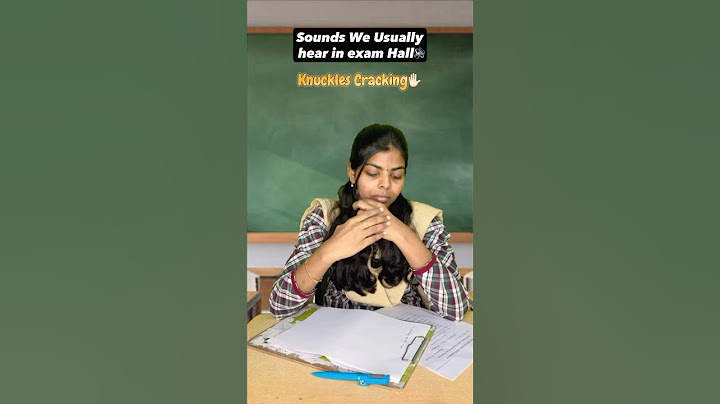 Sounds We Usually hear in exam Hall🔊watch till end😁#sharmilageorge #shorts