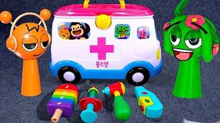 20 Minutes Satisfying with Unboxing SPRUNKI Pinki Doctor Toys,  Ambulance Playset Collection ASMR