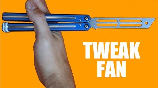 Butterfly Knife Tutorial - (Tweak Fan) - Intermediate #3.5